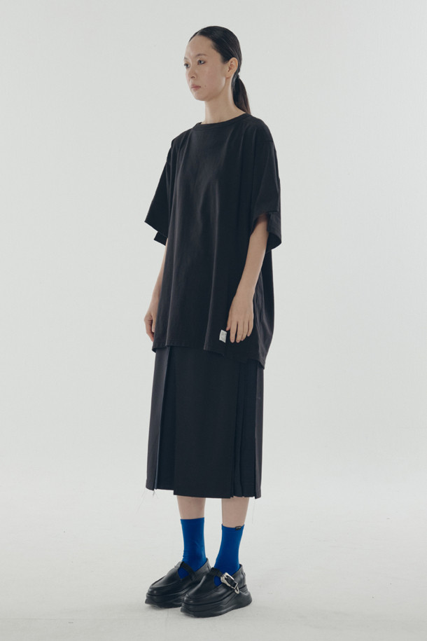 RE;CODE - 롱스커트 - [RE;CODE 여성] A-Line Slit Pleats Lining Skirt