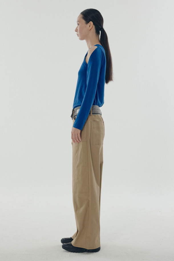 RE;CODE - 롱/미디팬츠 - [RE;CODE 여성] Waist Band Big Pocket Pants