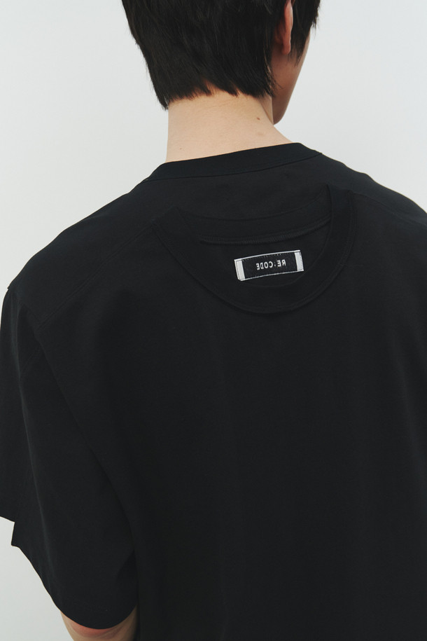 RE;CODE - 반팔티셔츠 - [RE;CODE 남성] Garment Patchwork T-shirt