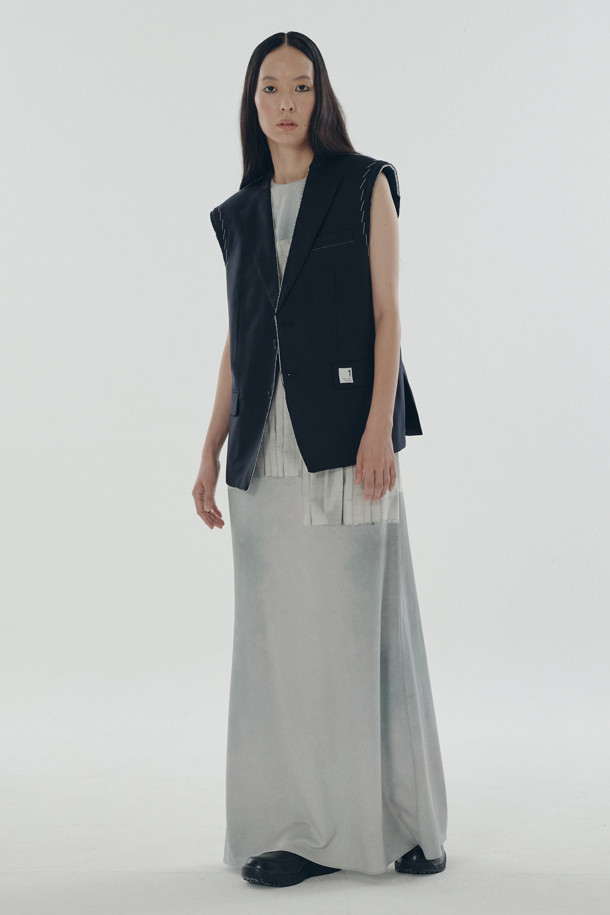 RE;CODE - 베스트 - [RE;CODE 여성] Stitch Point Contrast-Stitch Vest