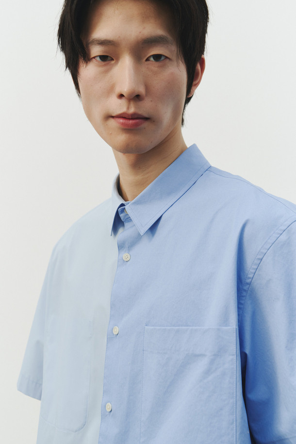 RE;CODE - 반팔셔츠 - [RE;CODE 남성] Split Short Sleeves Shirts