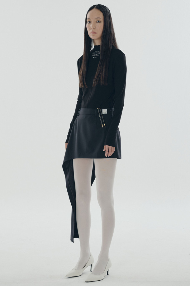 RE;CODE - 롱스커트 - [RE;CODE 여성] Asymmetric Draped Skirt