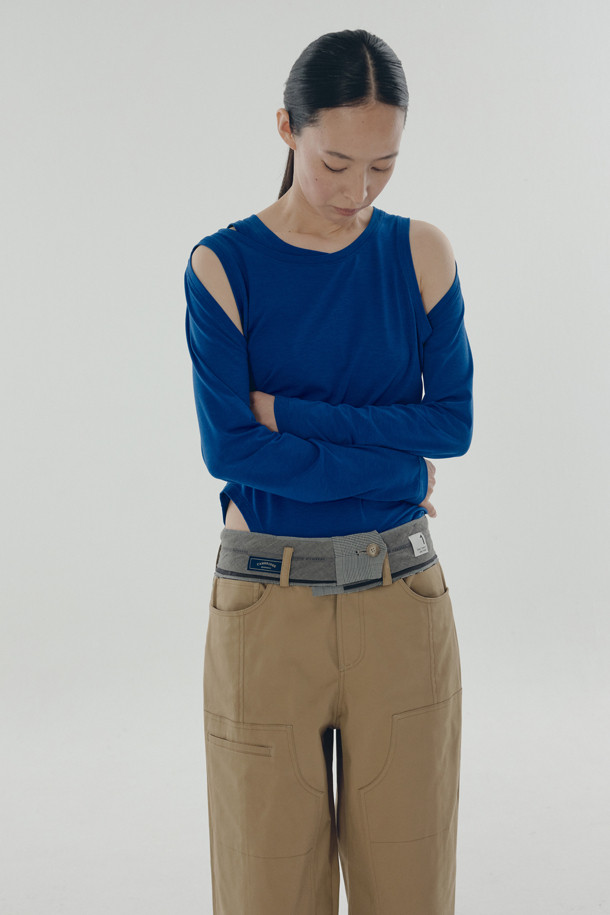 RE;CODE - 롱/미디팬츠 - [RE;CODE 여성] Waist Band Big Pocket Pants