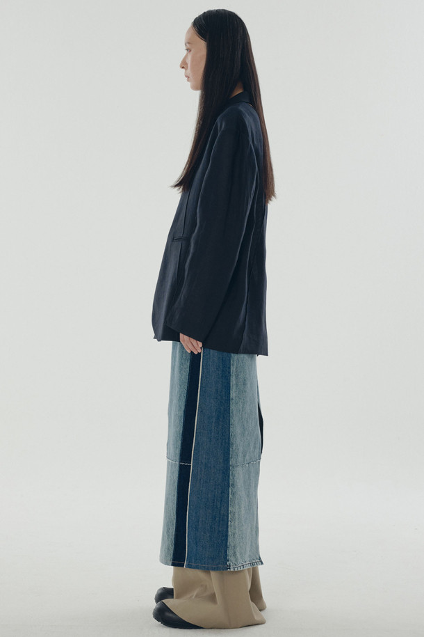 RE;CODE - 롱/미디팬츠 - [RE;CODE 여성] Raw Edged Two Tuck Pants