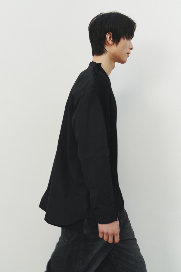 RE;CODE - 스웨터 - [RE;CODE 남성] Back Shirt Knit Top