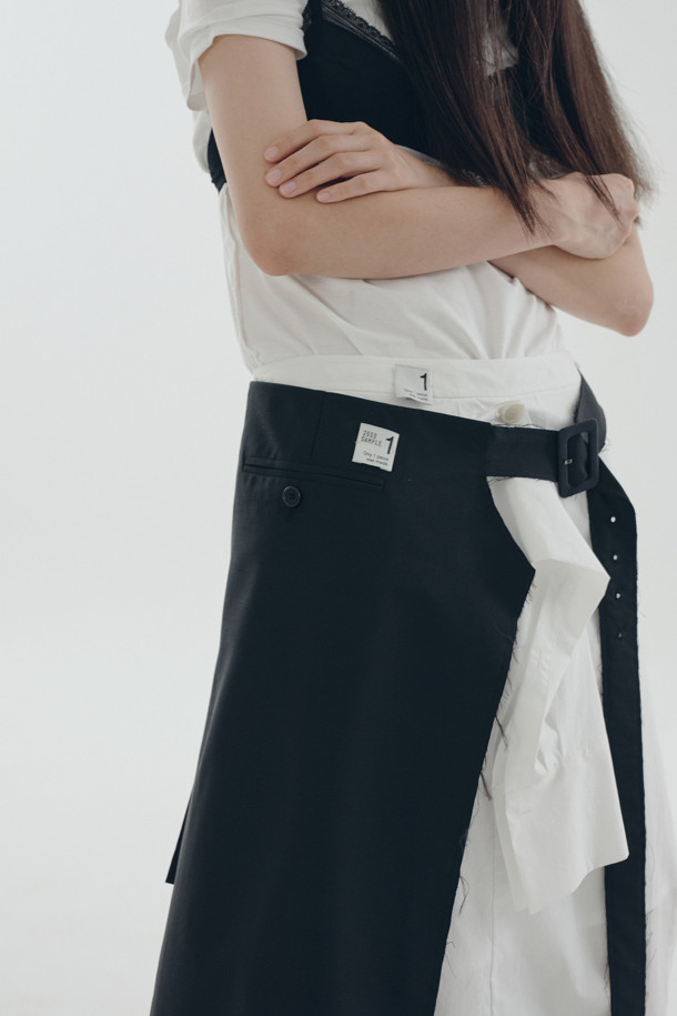 RE;CODE - 롱스커트 - [RE;CODE 여성] Shirts Mixed Skirt