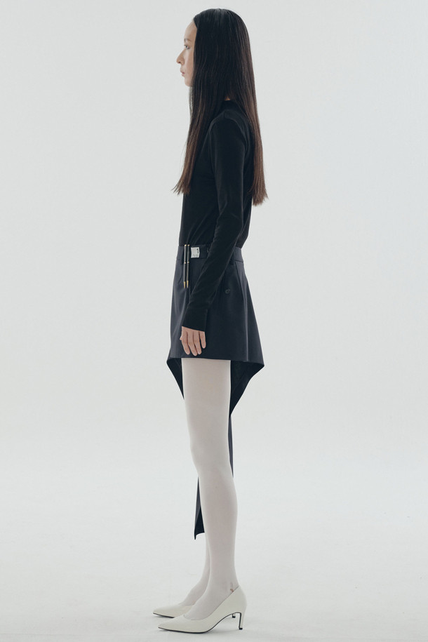 RE;CODE - 롱스커트 - [RE;CODE 여성] Asymmetric Draped Skirt