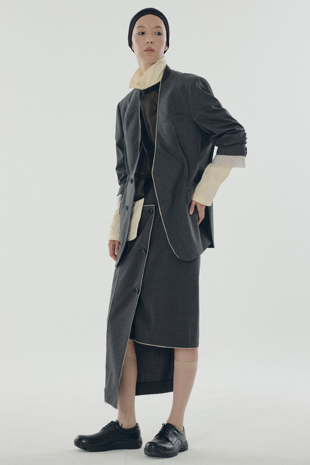 RE;CODE - 자켓 - [RE;CODE 여성] Folded Raw edged jacket