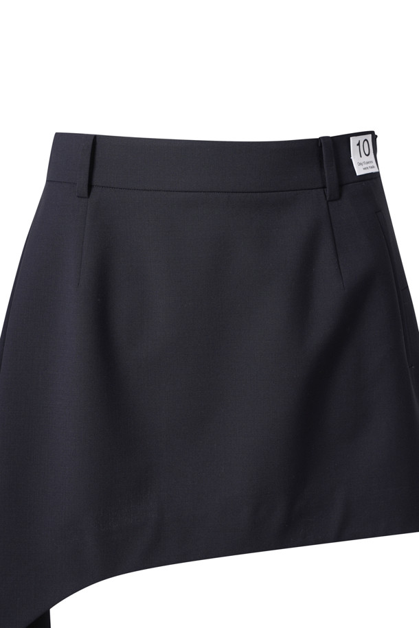 RE;CODE - 롱스커트 - [RE;CODE 여성] Asymmetric Draped Skirt