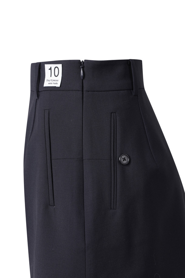 RE;CODE - 롱스커트 - [RE;CODE 여성] Asymmetric Draped Skirt