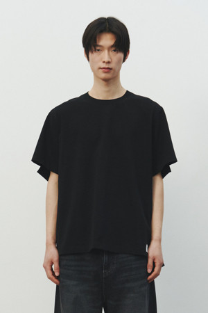 [RE;CODE 남성] Garment Patchwork T-shirt