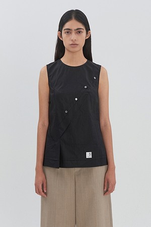 [RE;CODE 여성] Puzzled Shirts Detail Top