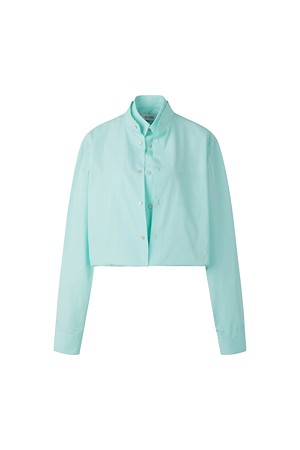 [RE;CODE 여성] Convertible Layered Shirt Dress_BLUE-a