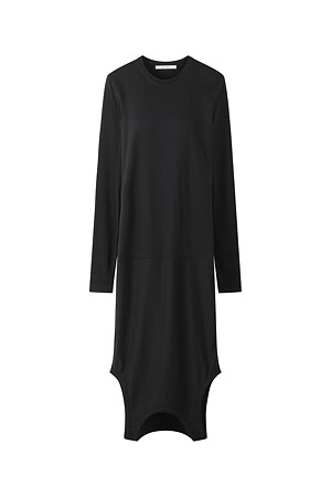 [RE;CODE 여성] Overlapped Layered Top_BLACK-a