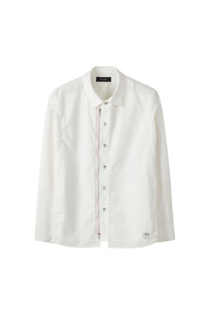 [RE;CODE 남성] Zip-Detail Shirt Jacket_WHITE-a