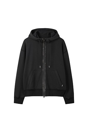 [RE;CODE 남성] Inside-Out Zip-Up Hoodie_BLACK-a