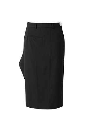 [RE;CODE 여성] Structural Side-Drape Skirt_BLACK-a