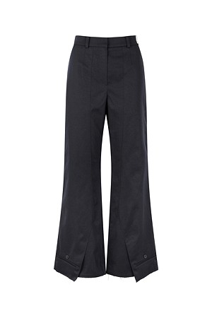 [RE;CODE 여성] Layered Waist Panel Detail Hem Pants_NAVY-a