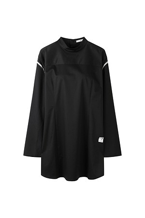 [RE;CODE 여성] Backward Jacket-Sleeved Shirt_BLACK-a