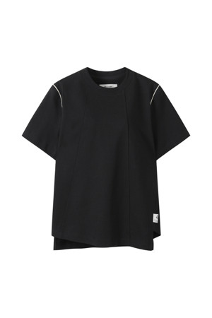[RE;CODE 여성] Asymmetrical Side Top_BLACK-a