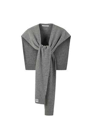 [RE;CODE 여성] Wrap-Around Sweater Scarf_GREY-a