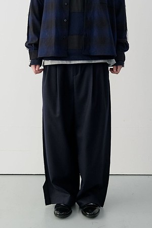 [RE;CODE 남성] Jacket-Sleeve Patched Pants_NAVY-a