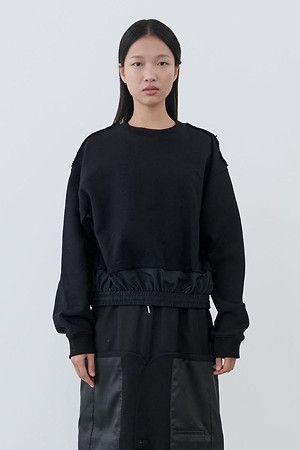 [RE;CODE 여성] Back Trouser Detail Sweatshirt