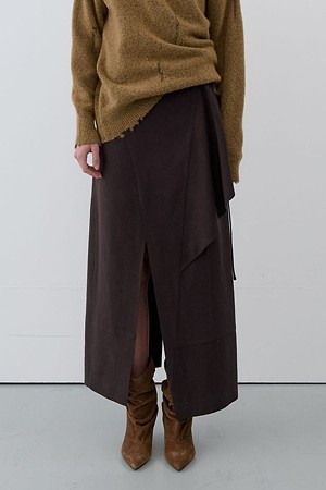 [RE;CODE 여성] Asymmetric Wrap Skirt