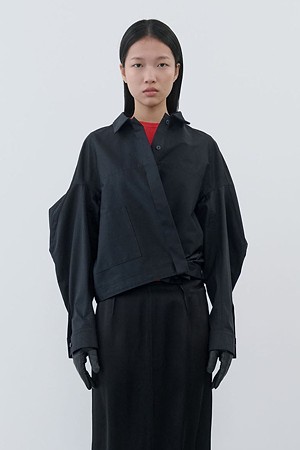[RE;CODE 여성] Upside Down Trucker Shirt