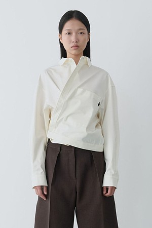 [RE;CODE 여성] Upside Down Trucker Shirt