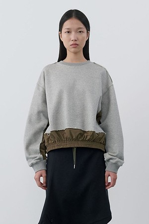 [RE;CODE 여성] Back Trouser Detail Sweatshirt