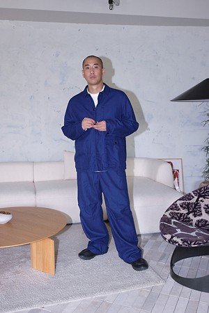 (RE;CODE x Do Ho Suh) Moving Studio Work Jacket_BLUE-a
