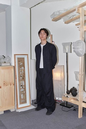 (RE;CODE x Do Ho Suh) Airbag Pocket Work Pants_NAVY-a