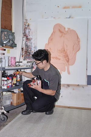 (RE;CODE x Do Ho Suh) Memory Pocket T-Shirt_GREY-a