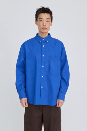 [RE;CODE 남성] Deconstructed Pocket Shirt_BLUE-a