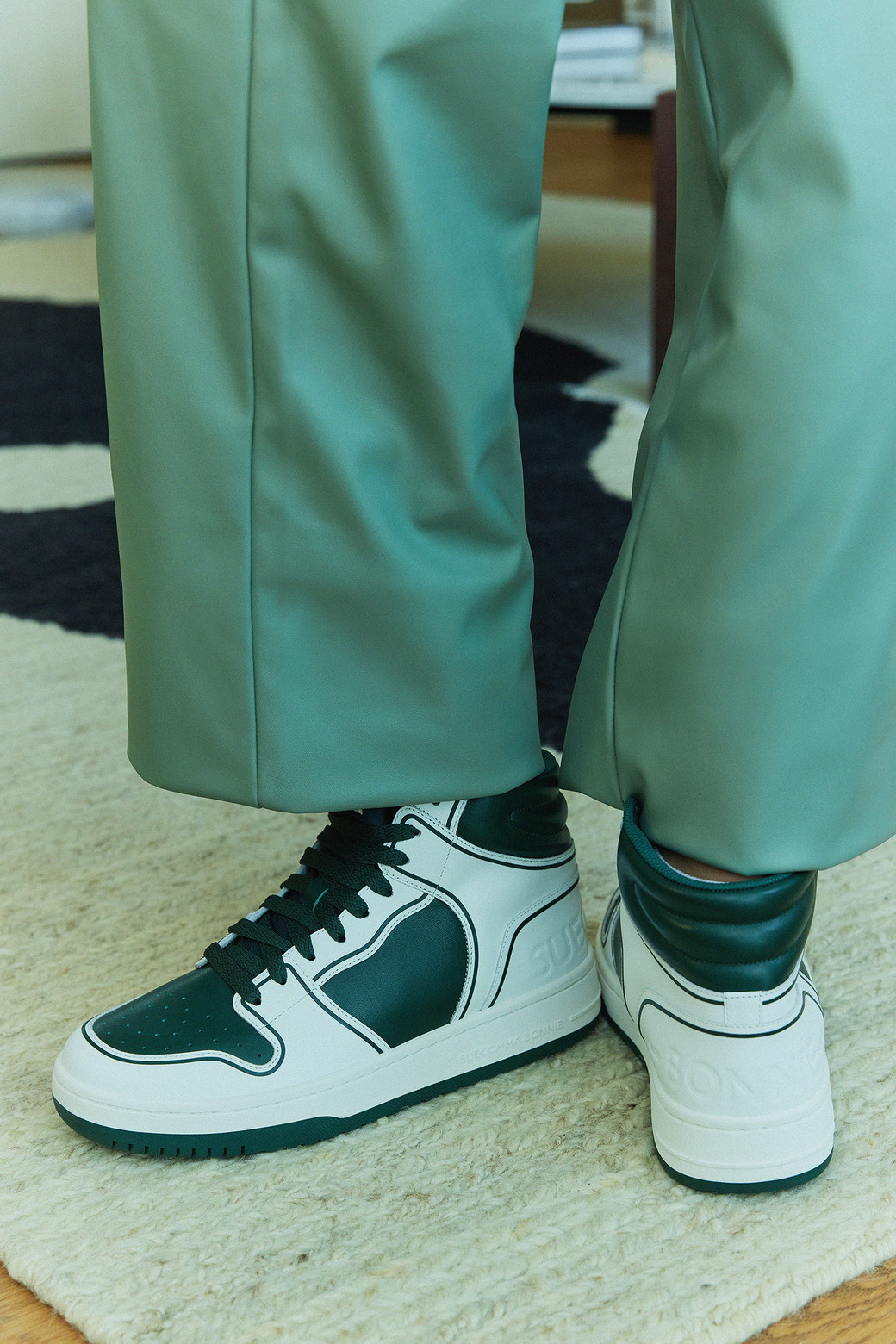 Rookie high-top sneakers(green)_SUECOMMA BONNIE - 코오롱몰