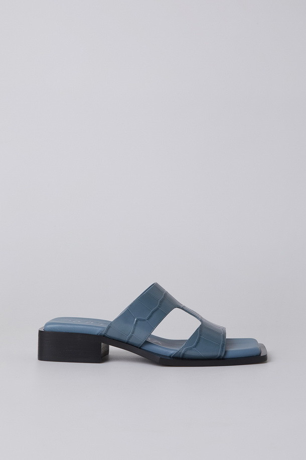 SUECOMMA BONNIE - 샌들/뮬 - Square toe sandal(blue)h