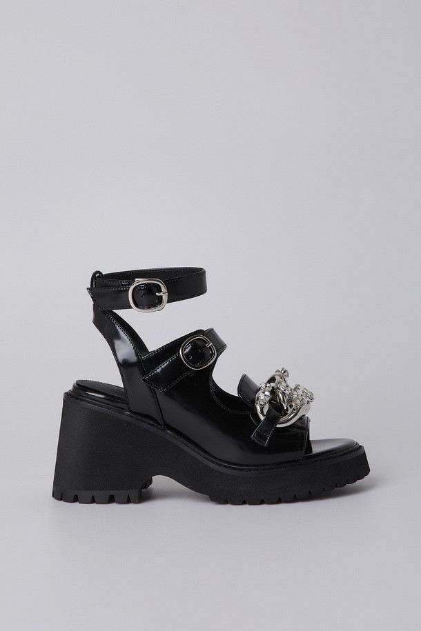 SUECOMMA BONNIE - 샌들 - [셀럽착용]Prism walker sandal(black)