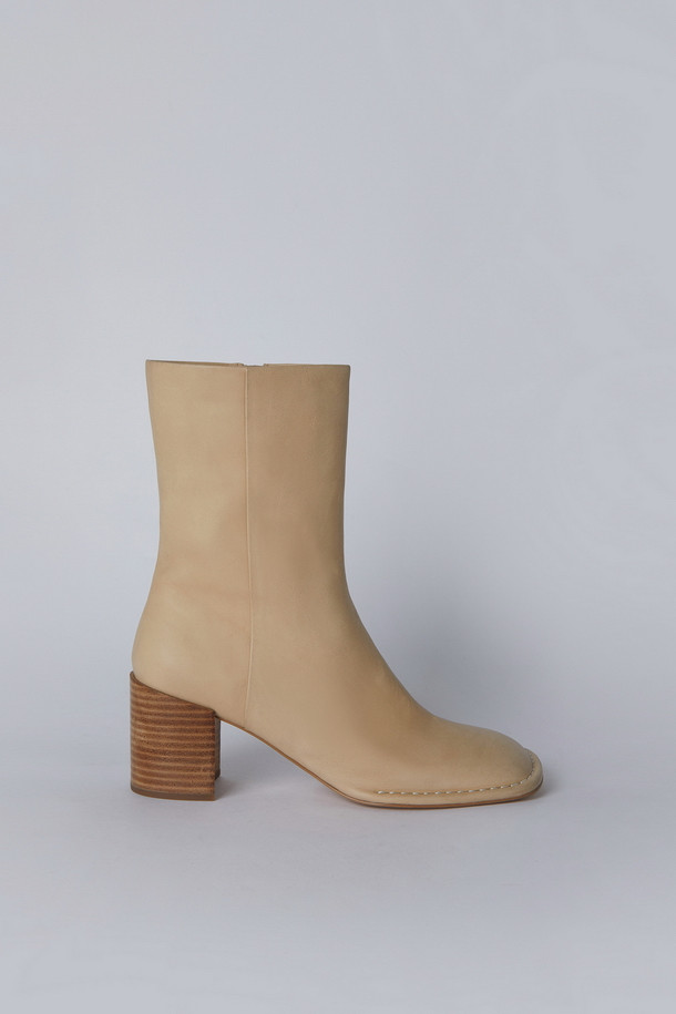 SUECOMMA BONNIE - 부츠/워커 - Square ankle boots(beige)