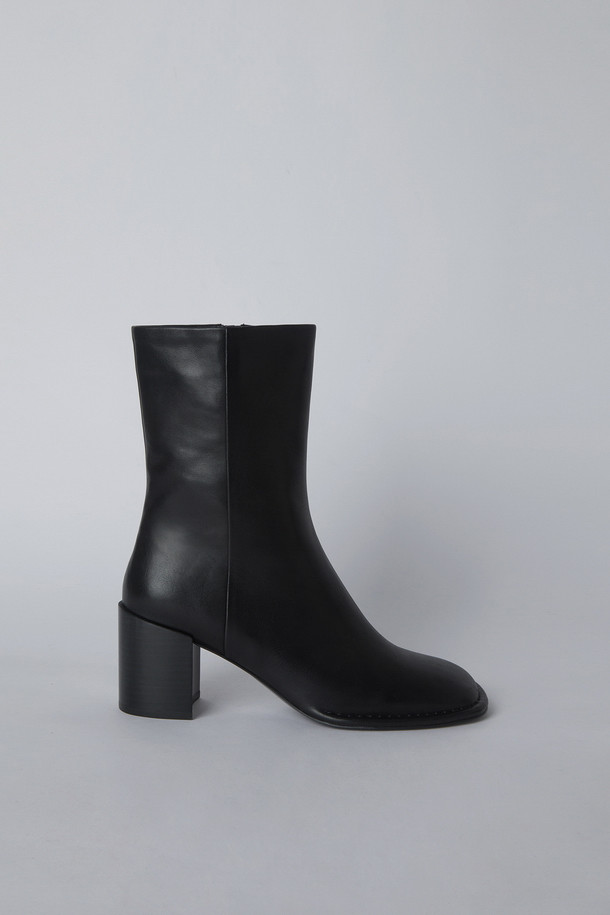 SUECOMMA BONNIE - 부츠/워커 - Square ankle boots(black)