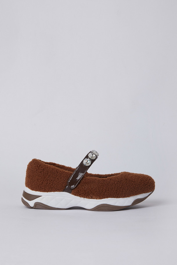 SUECOMMA BONNIE - 스니커즈 - Glam dew mary jane sneakers(brown)