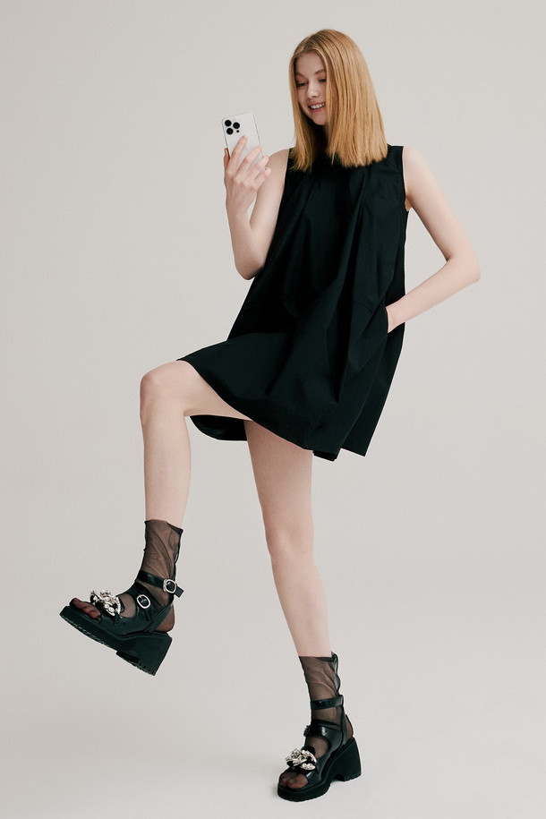 SUECOMMA BONNIE - 샌들 - [셀럽착용]Prism walker sandal(black)