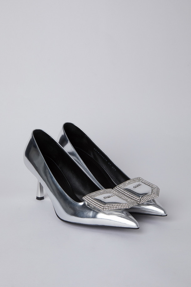 SUECOMMA BONNIE - 펌프스 - Pebble jewelry pumps(silver)