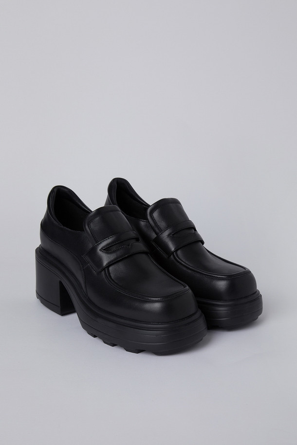 SUECOMMA BONNIE - 플랫 - Duggy penny loafer(black)