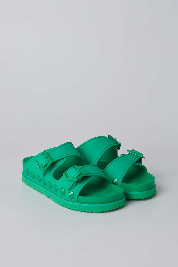 SUECOMMA BONNIE - 샌들/뮬 - Spike J sandal(green)