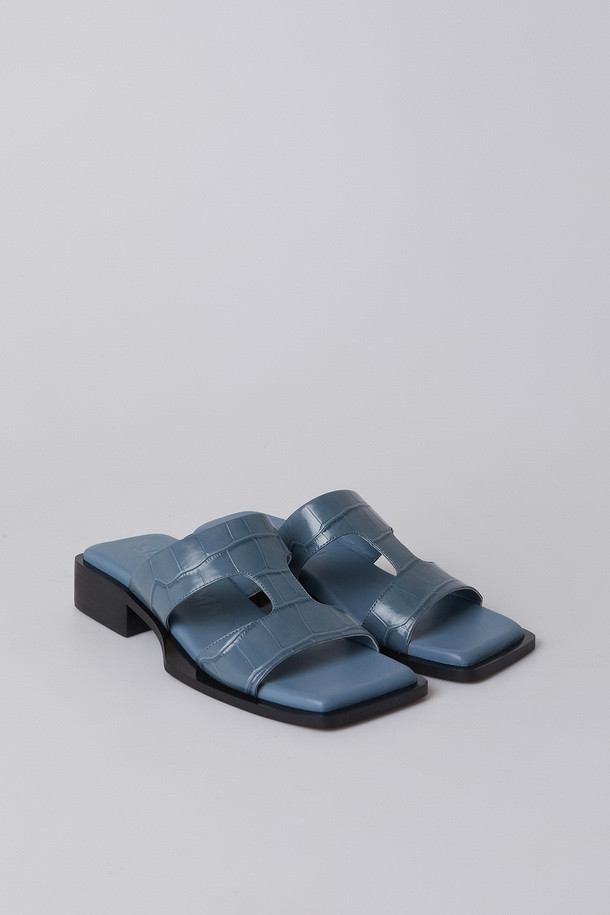 SUECOMMA BONNIE - 샌들/뮬 - Square toe sandal(blue)h