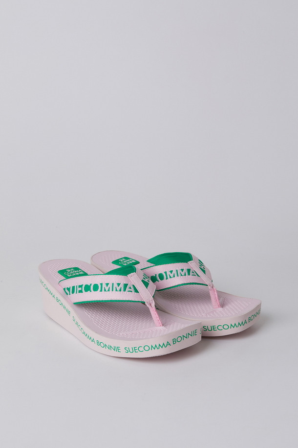 SUECOMMA BONNIE - 샌들 - [셀럽착용]Punchbowl flip-flop(pink)