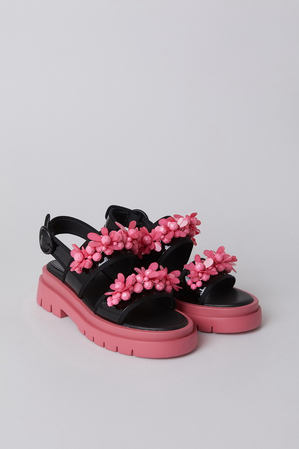 SUECOMMA BONNIE - 샌들/뮬 - Fleur sandal(pink)