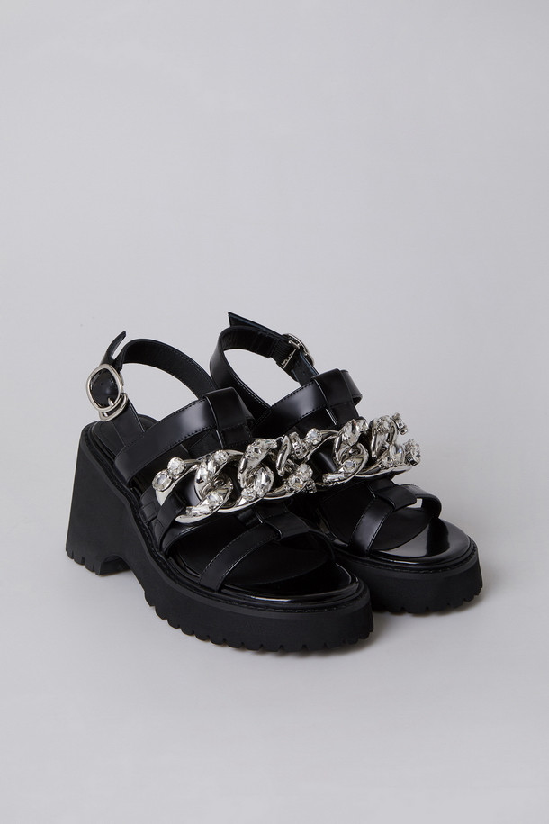 SUECOMMA BONNIE - 샌들/뮬 - Prism walker sandal(black)