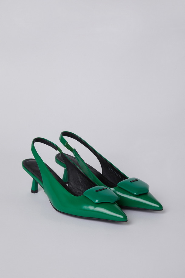 SUECOMMA BONNIE - 펌프스 - Pebble slingback(green)